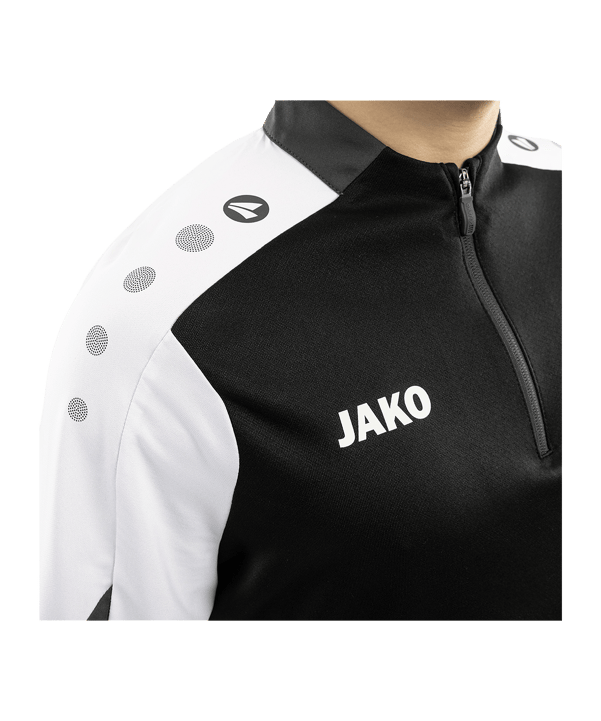 JAKO Dynamic Zip Top Sweatshirt Schwarz F826 - schwarz
