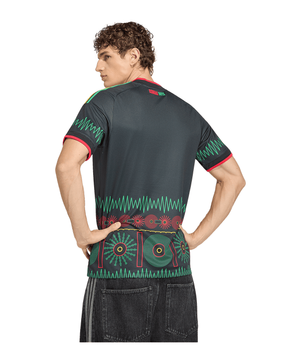 adidas JFF Jamaika Trikot Away WM 2026 Schwarz - schwarz