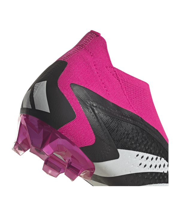 adidas Predator Accuracy+ FG Own Your Football Schwarz Weiss Pink - schwarz