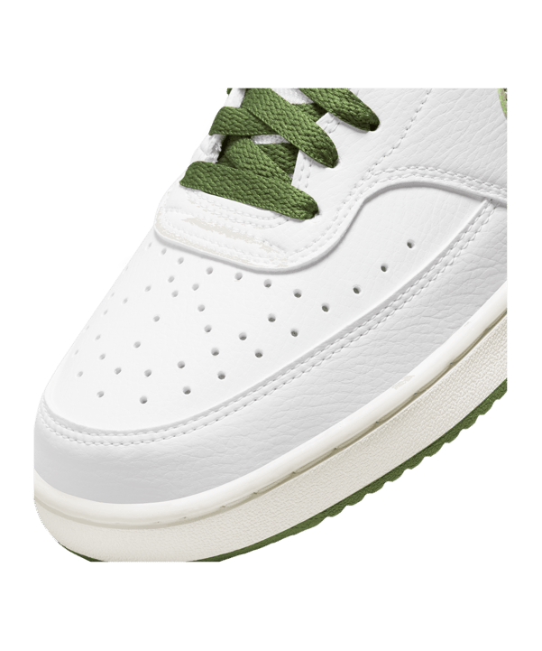 Nike Court Vision Low Weiss Grün F100 - weiss