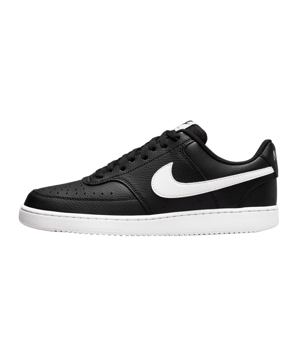 Nike Court Vision Low Schwarz Weiss F001 - schwarz