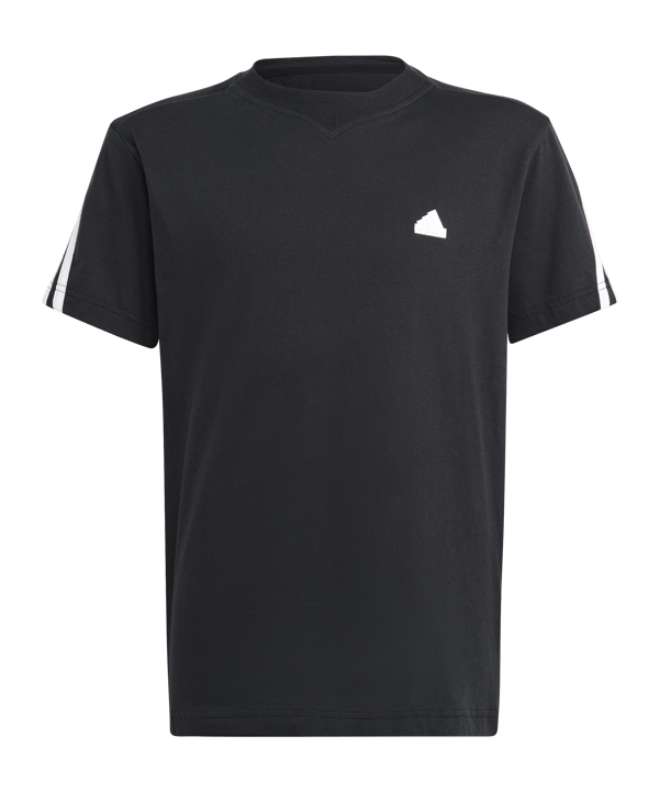 adidas Future Icons 3-Stripes Tee Black - schwarz