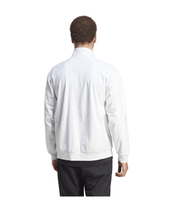 adidas Velour Pro Jacke Weiss - weiss