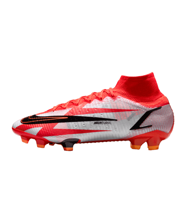 Nike Mercurial Superfly VIII Elite CR7 Spark Positivity FG Rot F600 - rot