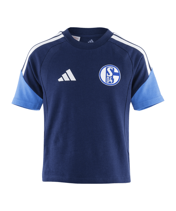 adidas FC Schalke 04 Team T-Shirt Kids Blau - blau