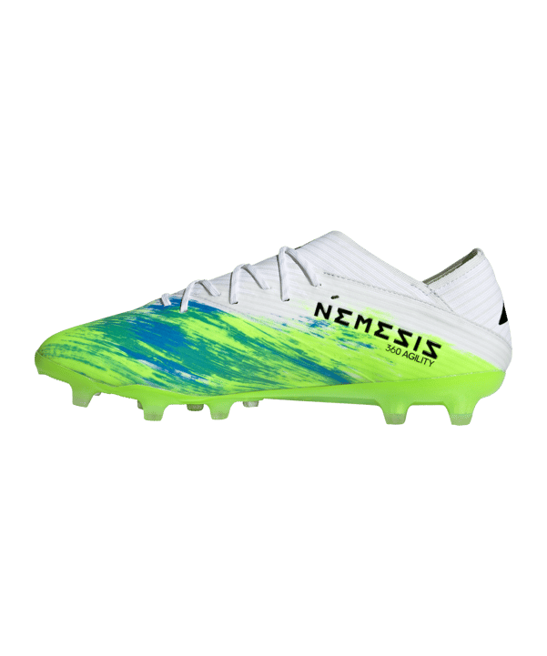 adidas NEMEZIZ Uniforia 19.1 AG Weiss Grün - weiss