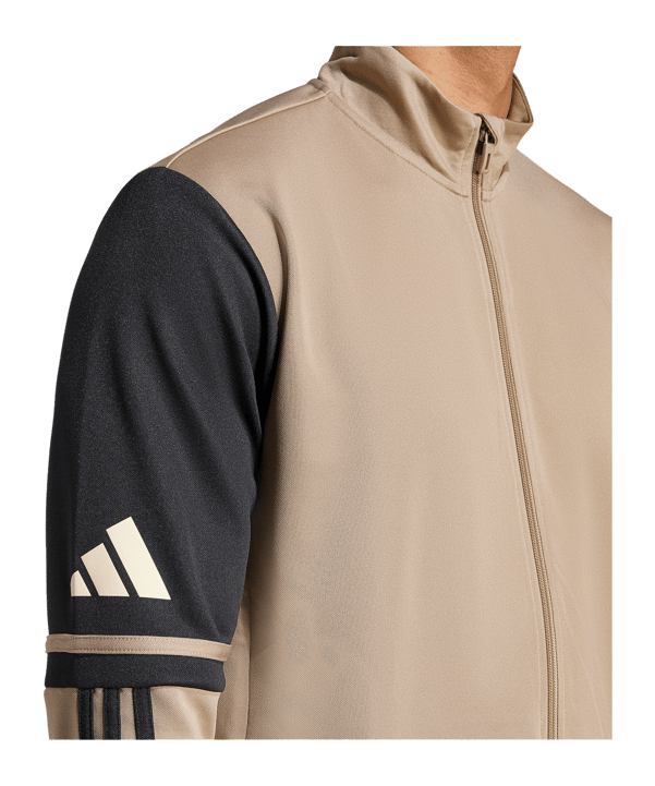 adidas Squadra 25 Trainingsjacke Beige Schwarz - schwarz