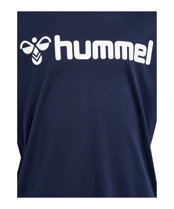 Hummel Logo Trikot Kids Blau F7026 - blau