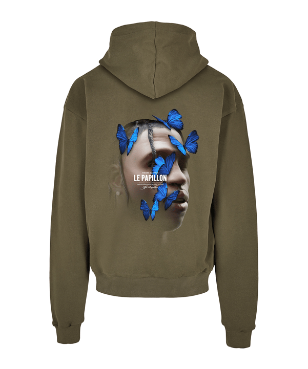 Mister Tee Le Papilloversized Hoody Grün - gruen