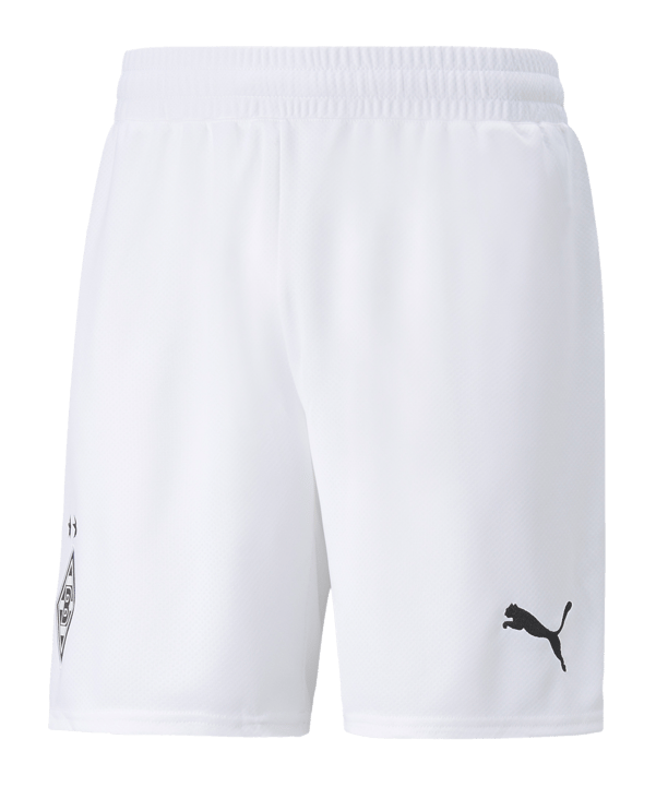 PUMA Borussia Mönchengladbach Short Home 2022/2023 Weiss Grün F01 - weiss