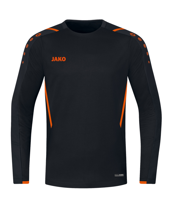 JAKO Challenge Sweatshirt Kids Schwarz Orange F807 - schwarz