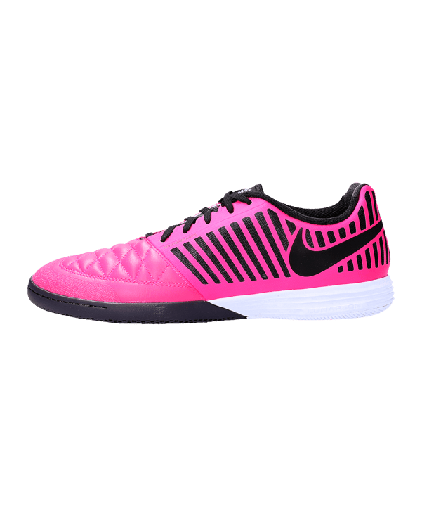 Nike Lunar Gato II Futsal IC Pink Schwarz F605 - rosa