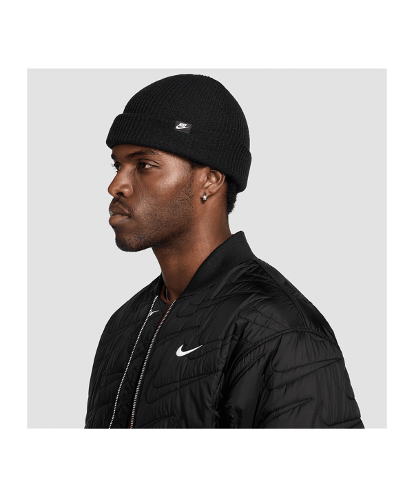 Nike Terra Beanie Schwarz F010 - schwarz