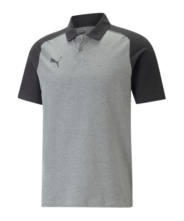 PUMA teamCUP Casuals Poloshirt Grau F13 - grau