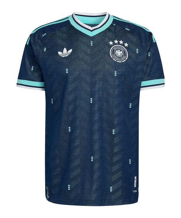 adidas DFB Deutschland Authentic Trikot Away WM 2026 Blau - blau