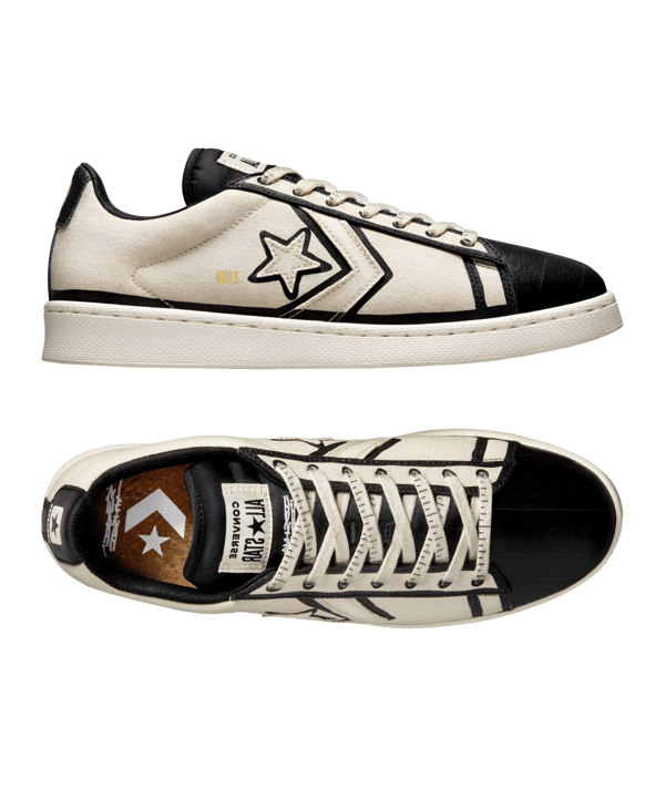 Converse X Josh Vides Pro Leather OX Sneaker - schwarz