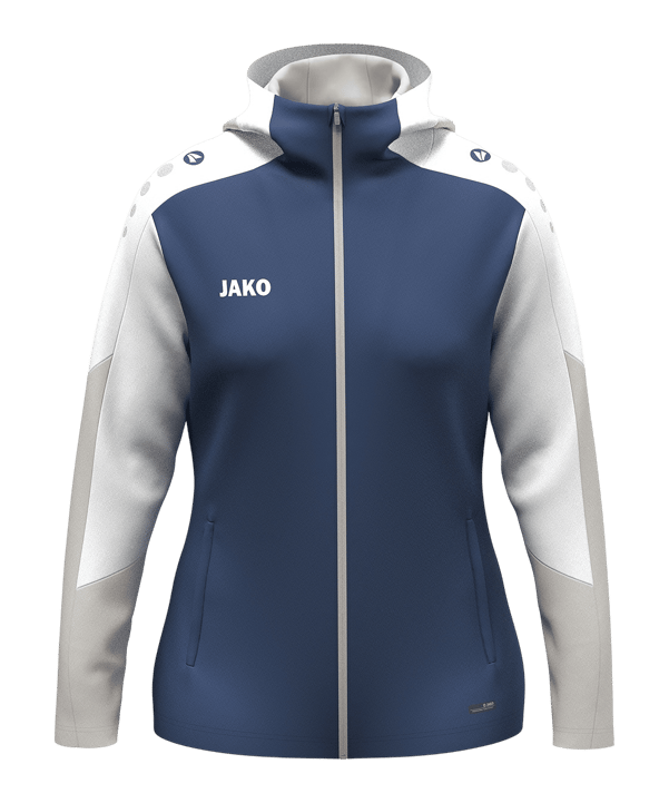 JAKO Dynamic Kapuzenjacke Damen Blau F921 - blau