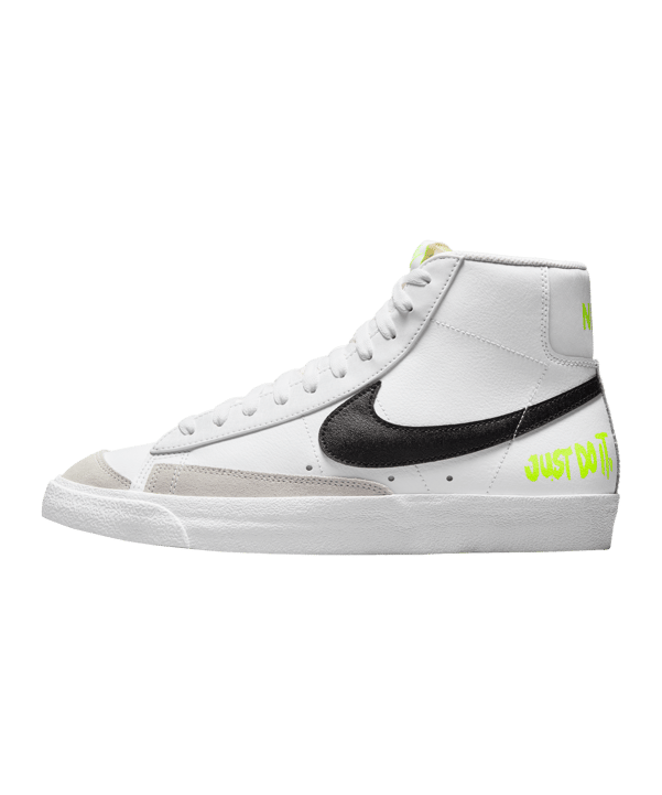 Nike Blazer Mid '77 Weiss Schwarz Gelb F100 - weiss