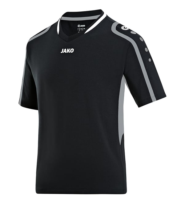 JAKO Block Trikot Kids Schwarz Grau F08 - schwarz