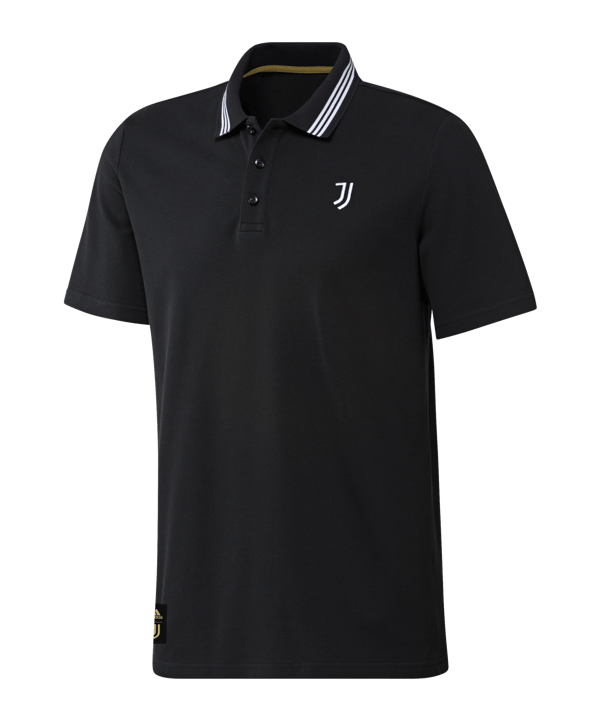 adidas Juventus Turin Poloshirt Schwarz - schwarz
