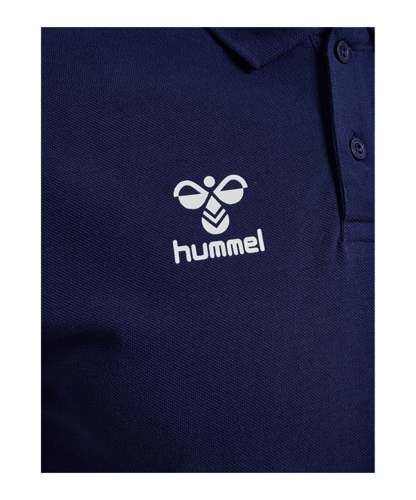 Hummel Go 2.0 Chevron Polo Blu C7026 - blu