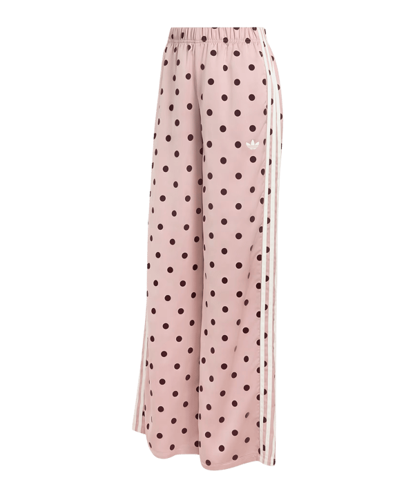 adidas Originals Satin Polka Dots Wide Leg Manguera Donna Viola - lilla