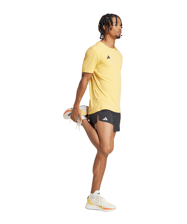 adidas Adizero Essentials Laufshort Schwarz - schwarz