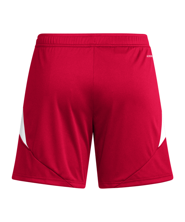 adidas Tiro 24 Short Damen Rot Weiss - rot