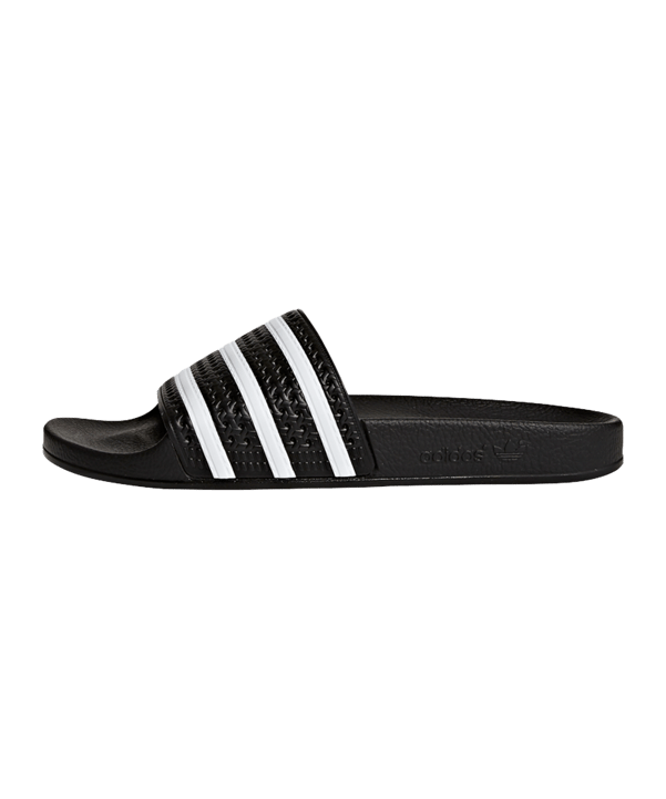 adidas Originals Adilette Schwarz Weiss - schwarz