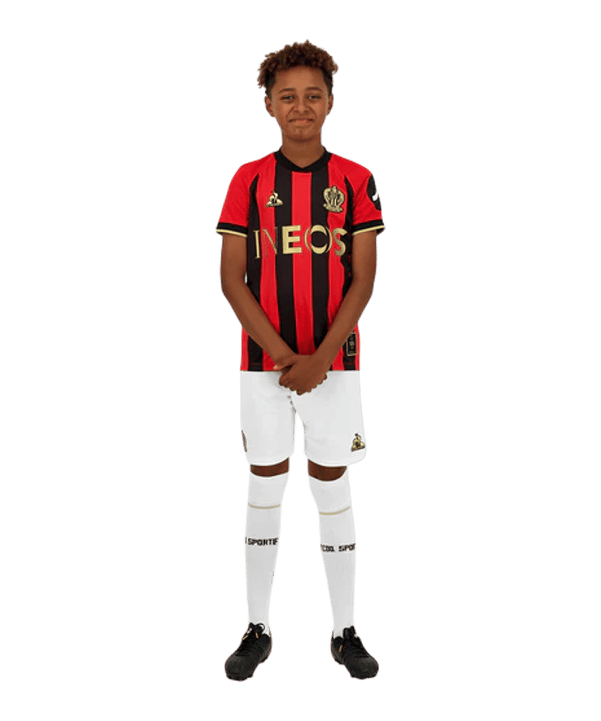 Le Coq Sportif OGC Nizza Trikot Home 2024/2025 Kids Rot - rot