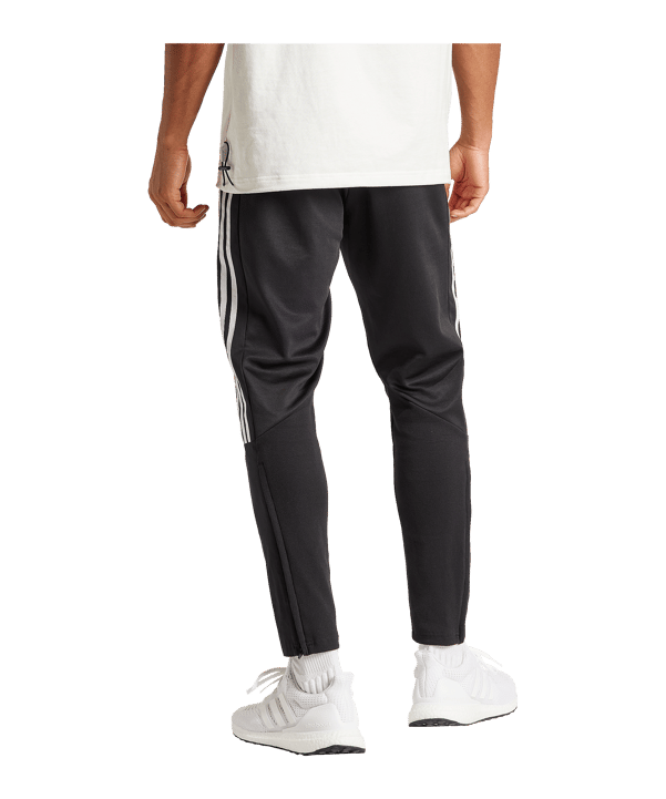 adidas Tiro Trainingshose Schwarz Weiss - schwarz