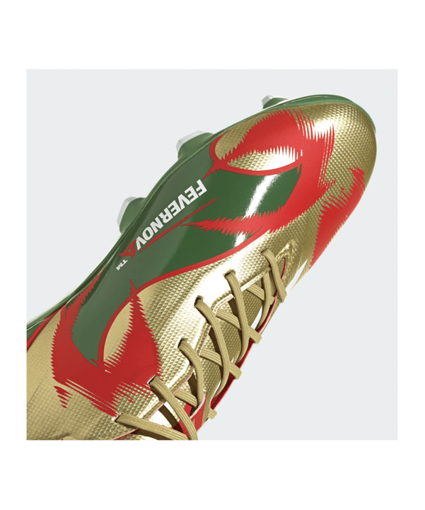 adidas Gamemode Iconic Footballs FG Grün Gold - gruen