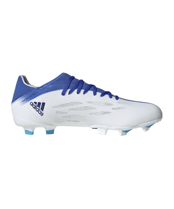 adidas X SPEEDFLOW.3 FG Diamond Edge Weiss Blau - weiss