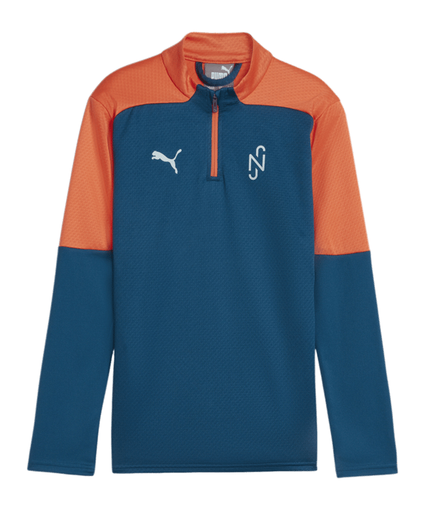PUMA Neymar Jr. Creativity HalfZip Sweatshirt Kids Grün F13 - gruen