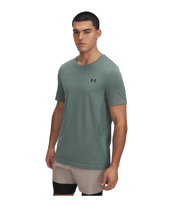 Under Armour Vanish Seamless SS T-Shirt Grün F348 - gruen