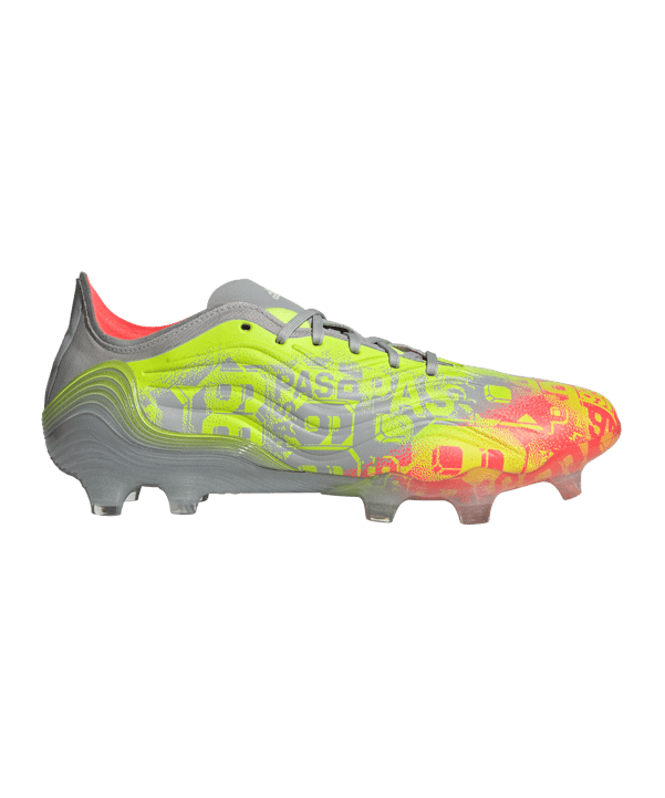 adidas COPA SENSE.1 FG NumbersUp Grau Gelb Rot - grau