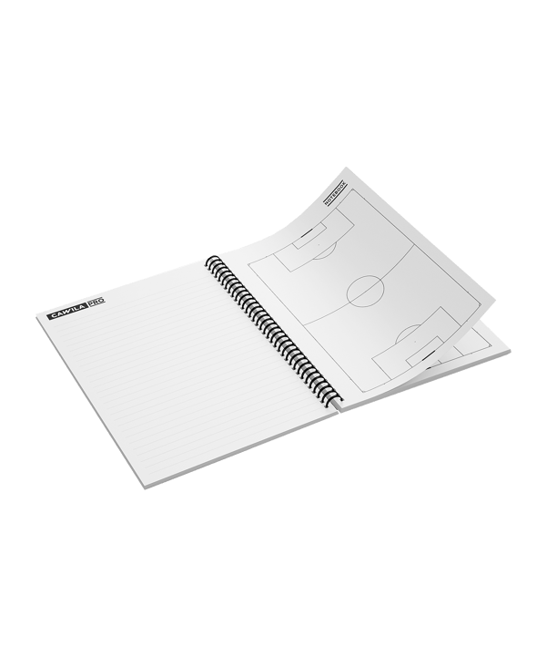 Cawila PRO 100 Blatt A5 Notebook Lehrblock Weiss - weiss