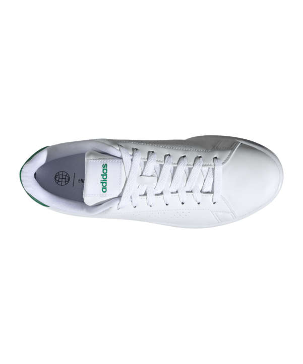 adidas Advantage Weiss Grün - weiss