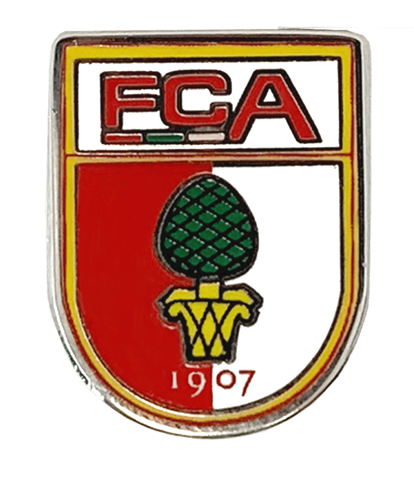 FC Augsburg Ansteckpin Logo - weiss
