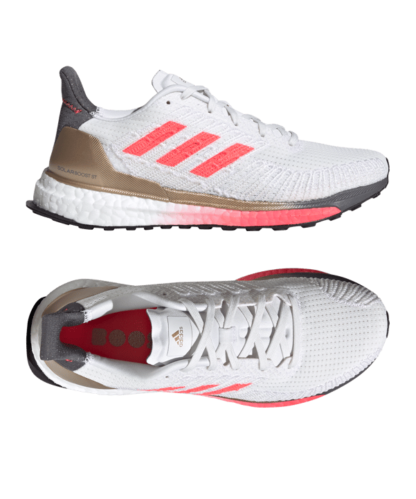 adidas Solar Boost ST 19 Running Damen Weiss Pink - weiss