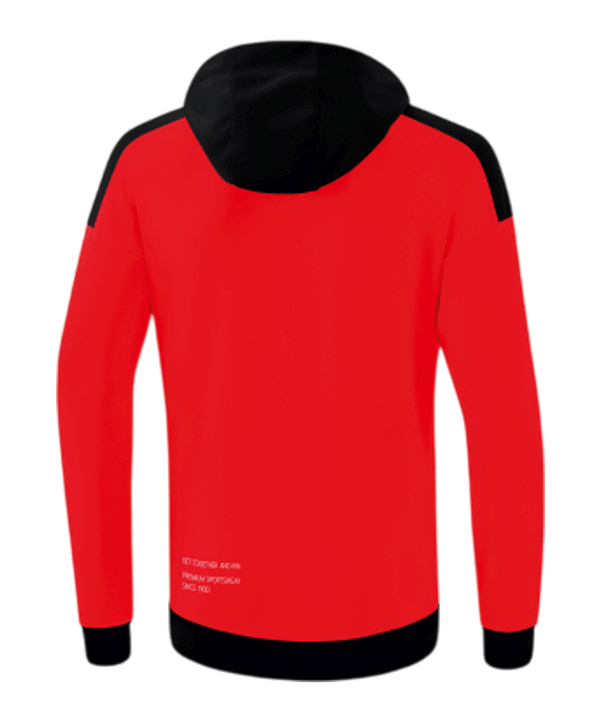 Erima Change by Hoody Kids Rot Schwarz