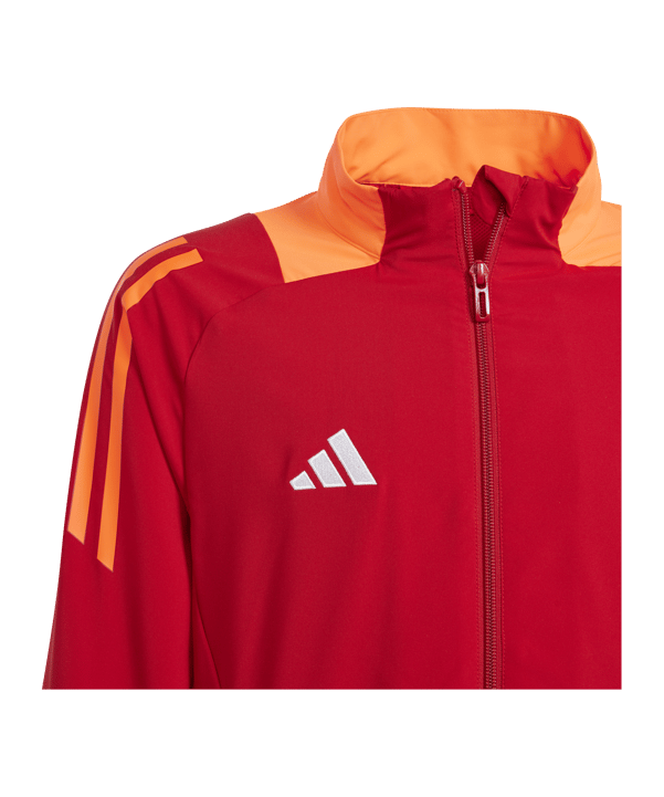 adidas Tiro 24 Competition Präsentationsjacke Kids Rot - rot