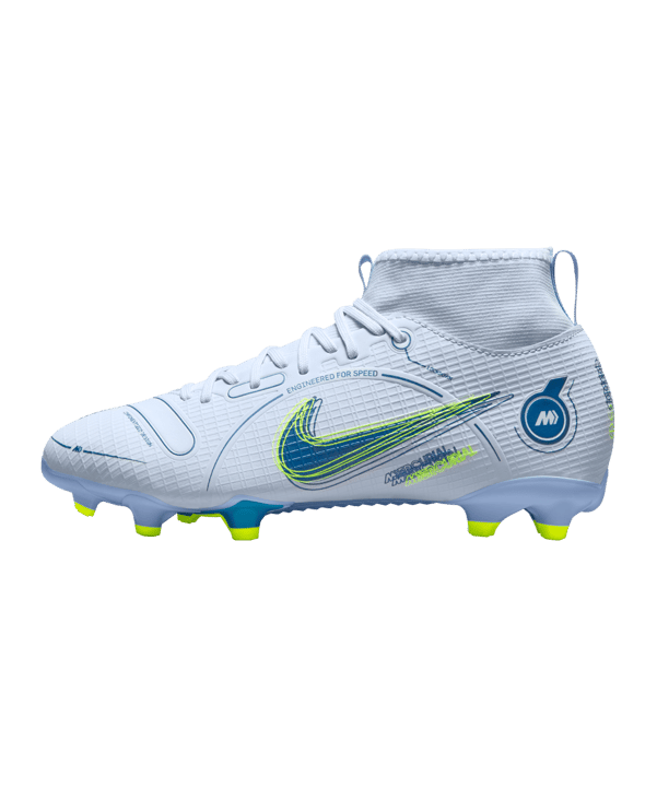 Nike Jr Mercurial Superfly VIII Progress Academy FG/MG Kids Grau F054 - grau