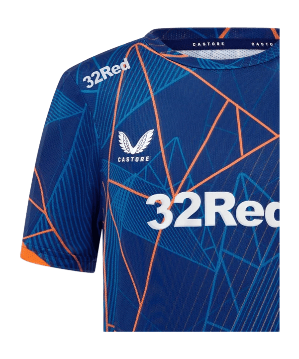 Castore Glasgow Rangers League Matchday T-Shirt Blau F033 - blau