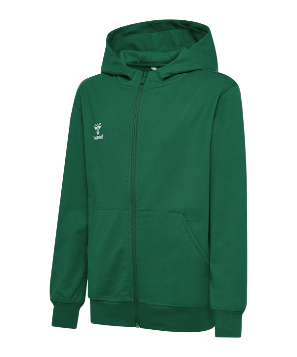 Hummel GO 2.0 Kapuzenjacke Kids Grün F6140 - gruen