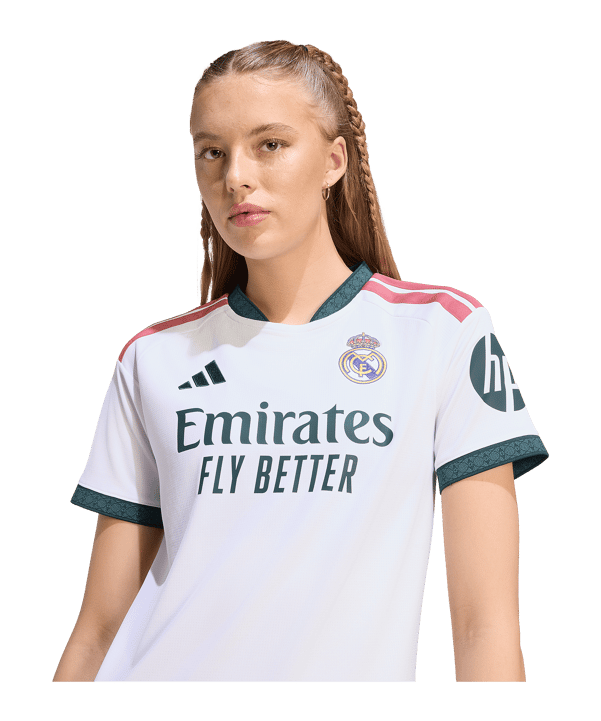 adidas Real Madrid Maglietta Home 2026/2027 Donna Bianco - bianco