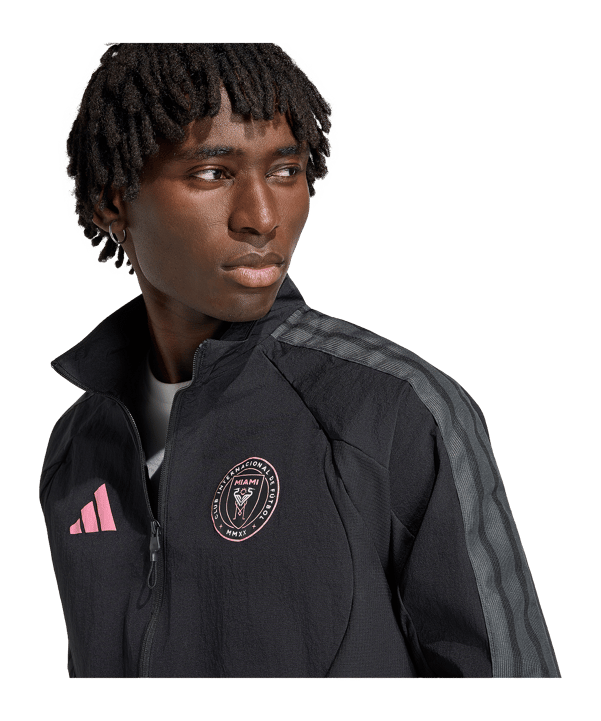 adidas Inter Miami Anthem Jacke Schwarz - schwarz
