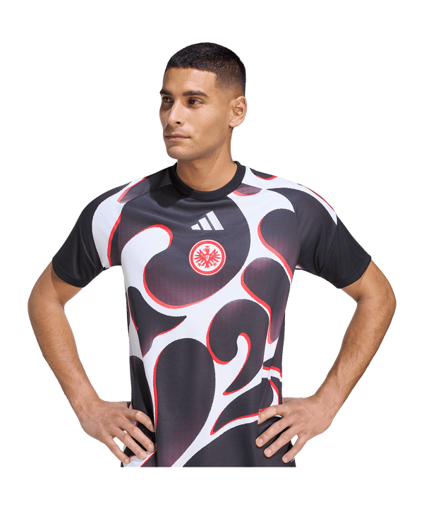 adidas Eintracht Frankfurt Pre Match Maillot 2026/2027 Noir - noir
