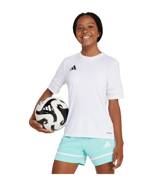 adidas Squadra 25 Trikot Kids Weiß - weiss