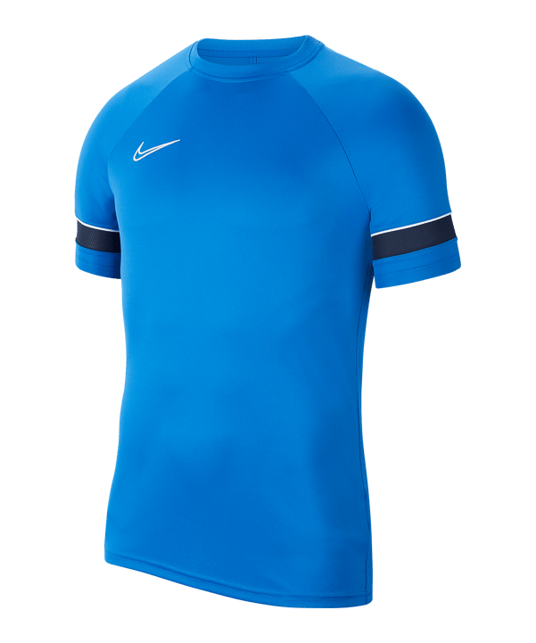 Nike Academy 21 T-Shirt Kids Blau Weiss F463 - blau